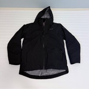 Moosejaw Men's Hooded Insulated Black Performance Jacket Size Medium